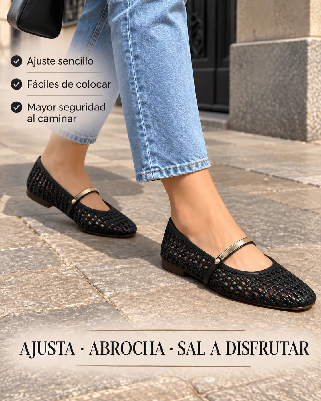 Baletas Fresh Textura tejida